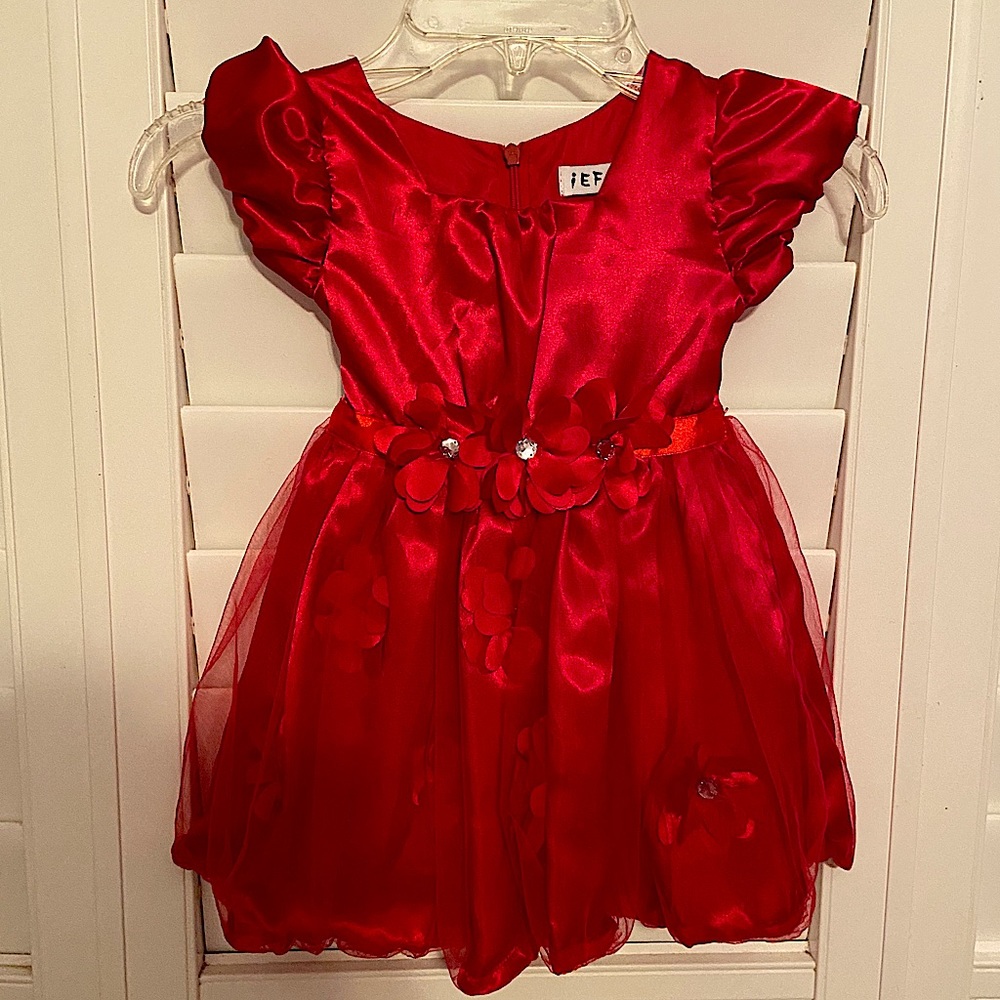 Baby dress with headband. Worn on Christmas!